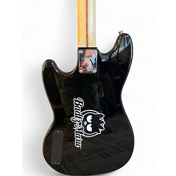 Used Squier Badtz-Maru Bronco Bass Black Electric Bass Guitar