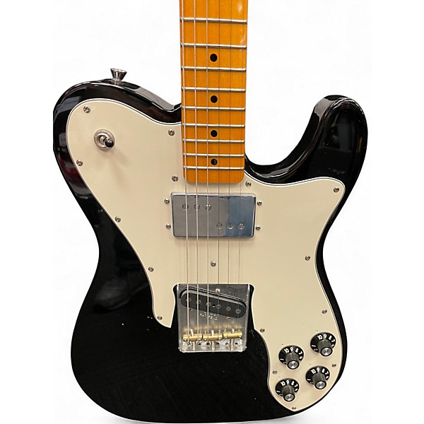 Used Squier Classic Vibe 70s Telecaster Custom Black Solid Body Electric Guitar
