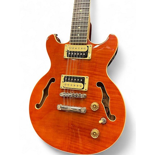Used Dean Boca 12 Orange Solid Body Electric Guitar