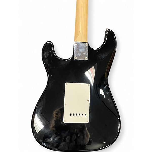 Used 1999 Squier Affinity Stratocaster Black Solid Body Electric Guitar