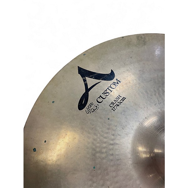 Used Zildjian 17in A Custom Crash Cymbal