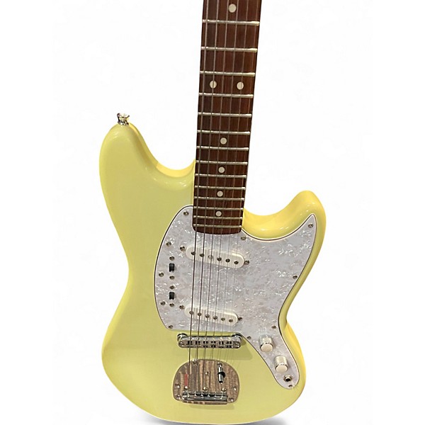 Used Iyv ISMF-200 Vintage White Solid Body Electric Guitar