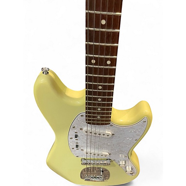 Used Iyv ISMF-200 Vintage White Solid Body Electric Guitar