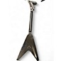 Used Epiphone Dave Mustaine Flying V Custom Metallic Black Solid Body Electric Guitar
