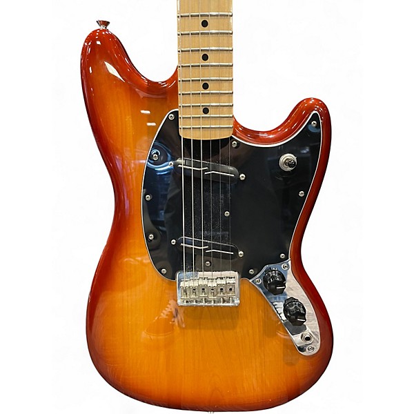 Used Fender Player Mustang Sunburst Solid Body Electric Guitar