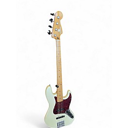 Used Fender Player Plus Jass Bass Olympic Pearl Electric Bass Guitar