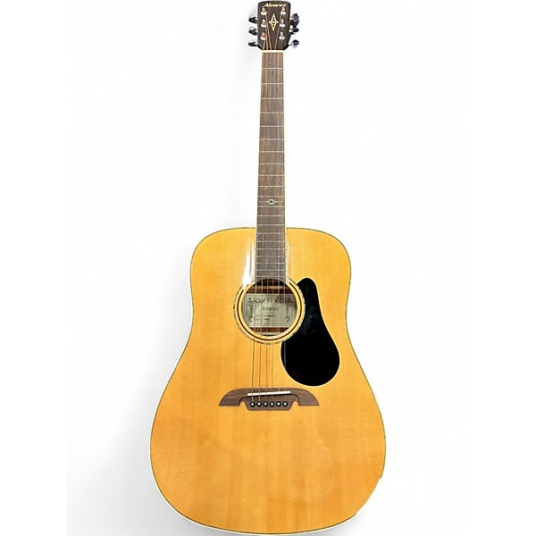 Used Alvarez AD60 Dreadnought Natural Acoustic Guitar
