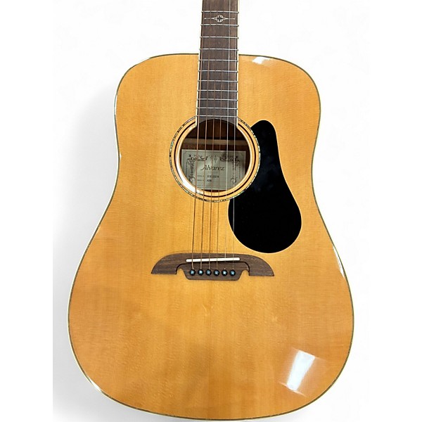 Used Alvarez AD60 Dreadnought Natural Acoustic Guitar