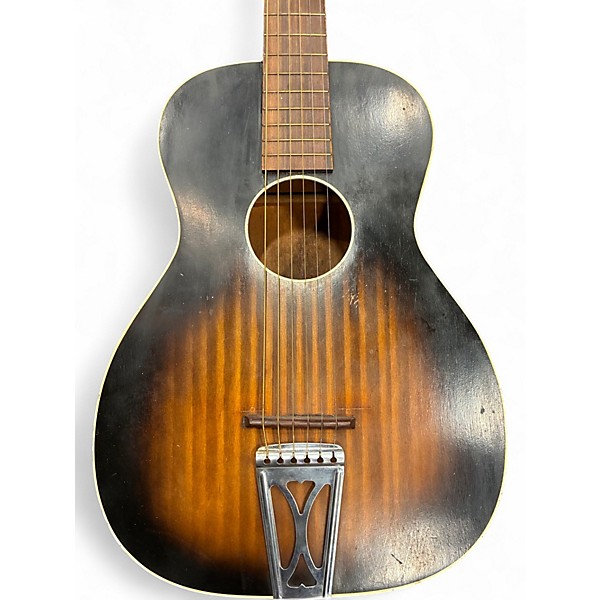 Used Stella H929 Sunburst Acoustic Guitar