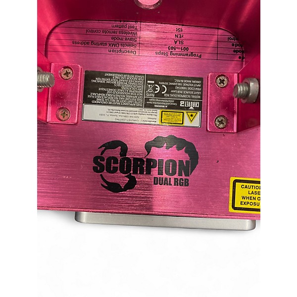 Used CHAUVET DJ SCORPION DUAL RGB Lighting Effect