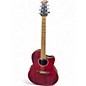 Used Ovation CS28-RR Celebrity Wine Red Acoustic Electric Guitar thumbnail