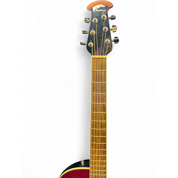 Used Ovation CS28-RR Celebrity Wine Red Acoustic Electric Guitar