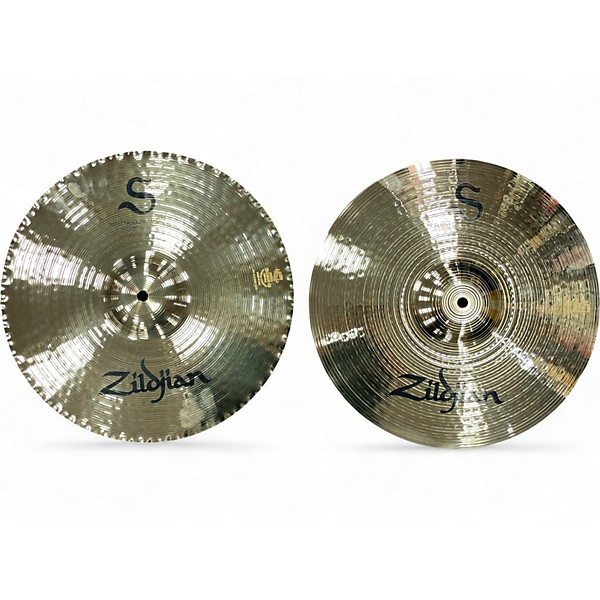 Used Zildjian 14.25in S Family Mini Hi-Hats Pair Cymbal