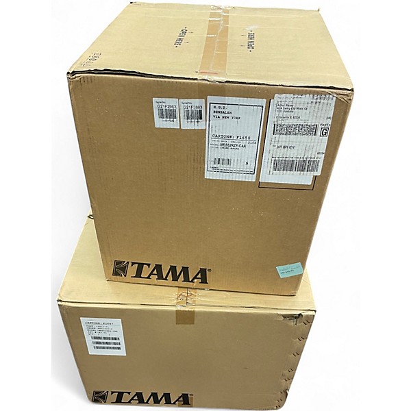 Used TAMA 5 Piece Starclassic Performer Caramel Aurora Drum Kit