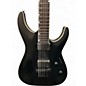 Used ESP LTD DELUXE MH1000B Black Baritone Guitars