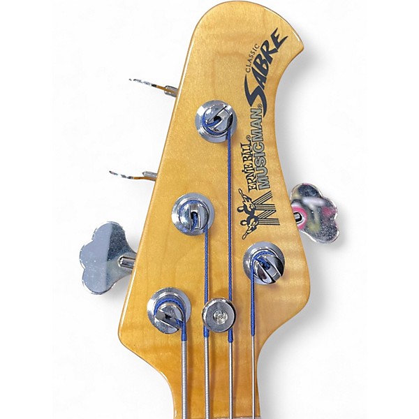 Used Ernie Ball Music Man Classic Sabre Natural Electric Bass Guitar