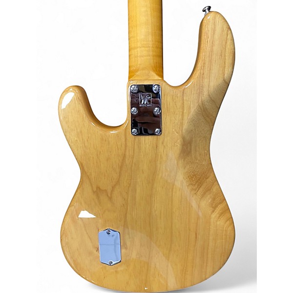 Used Ernie Ball Music Man Classic Sabre Natural Electric Bass Guitar