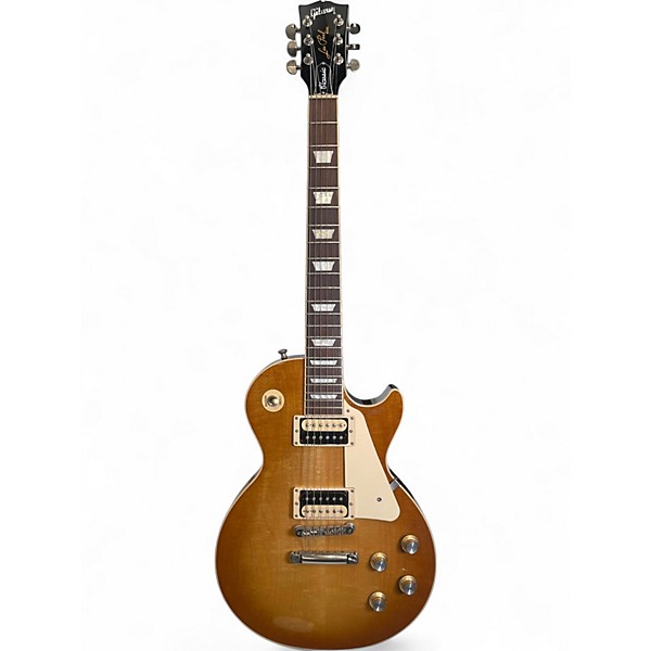 Used Gibson Les Paul Classic Honey Burst Solid Body Electric Guitar