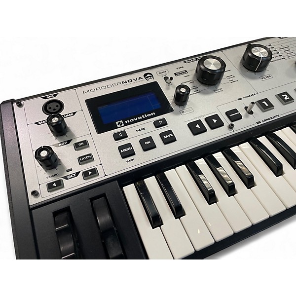 Used Novation Morodernova 37-Key 18-Voice Synthesizer Synthesizer