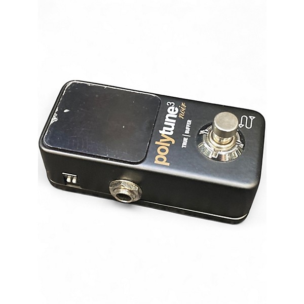 Used TC Electronic Polytune Noir Mini 3 Tuner Tuner Pedal