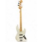 Used 2023 Fender jazz bass Olympic White Electric Bass Guitar thumbnail