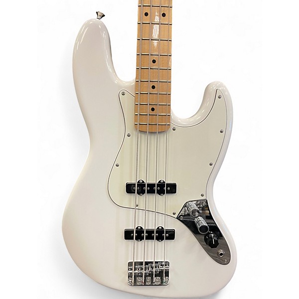 Used 2023 Fender jazz bass Olympic White Electric Bass Guitar