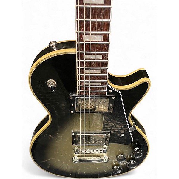 Used Firefly ELITE LP STYLE Trans Black Solid Body Electric Guitar