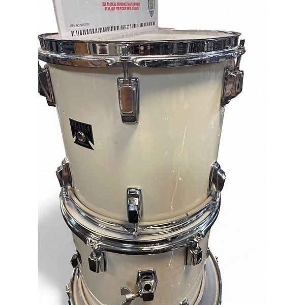 Used TAMA 4 Piece Swingstar shell pack Alpine White Drum Kit