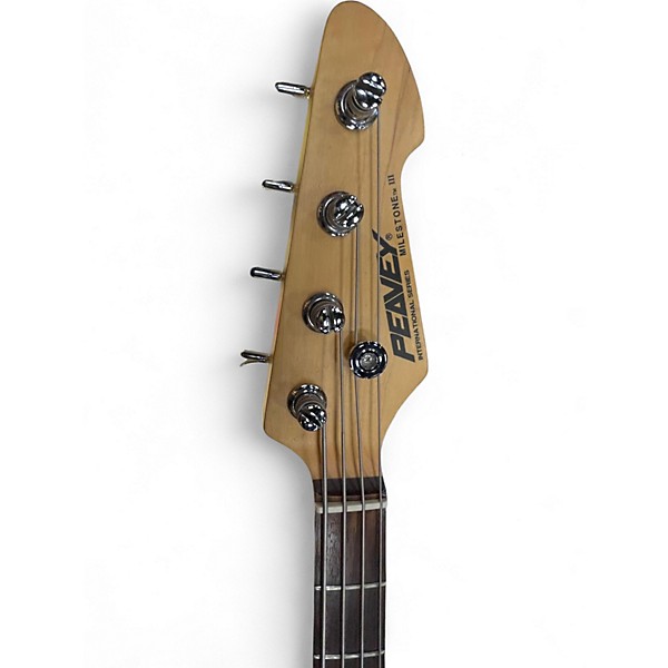 Used Peavey MILESTONE III Black Electric Bass Guitar