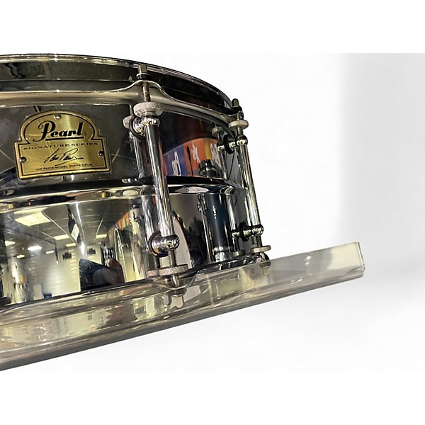 Used Pearl 6.5X14 Ian Paice Signature Snare Chrome Drum