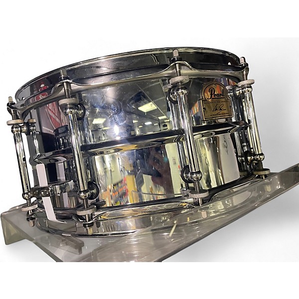 Used Pearl 6.5X14 Ian Paice Signature Snare Chrome Drum