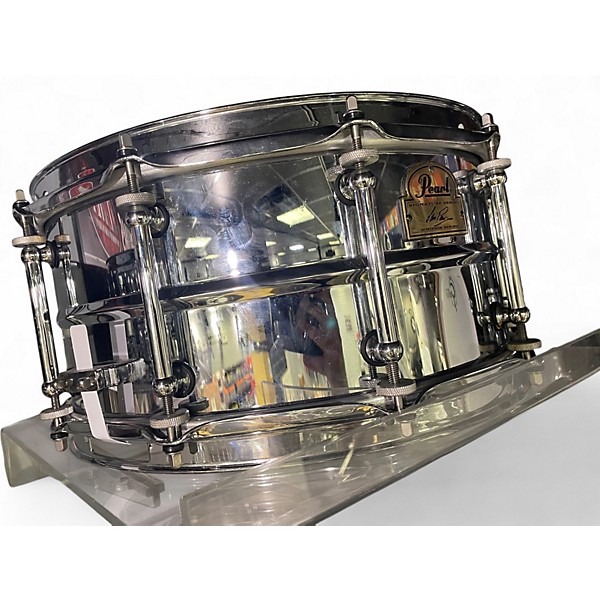 Used Pearl 6.5X14 Ian Paice Signature Snare Chrome Drum