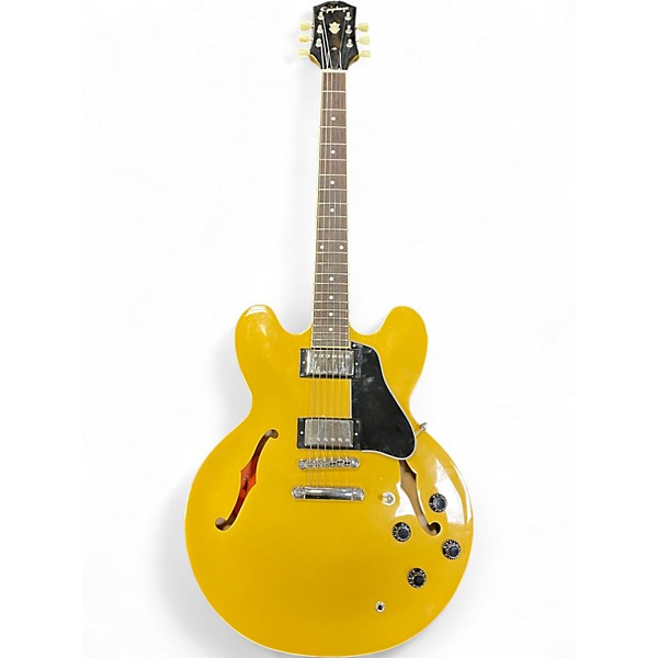 Used Epiphone ESS-335 Gold Hollow Body Electric Guitar