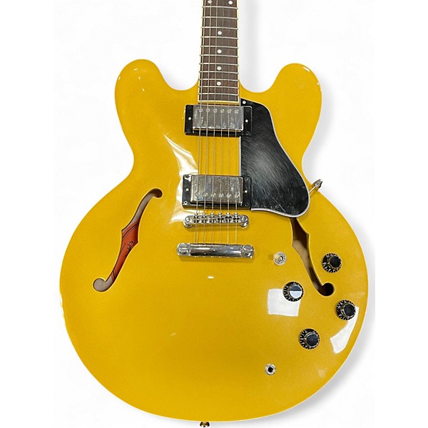Used Epiphone ESS-335 Gold Hollow Body Electric Guitar