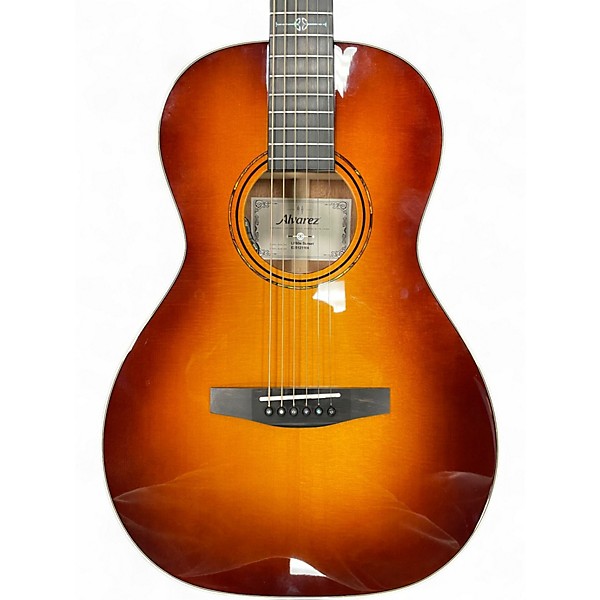 Used Alvarez LP60E Sunburst Acoustic Electric Guitar