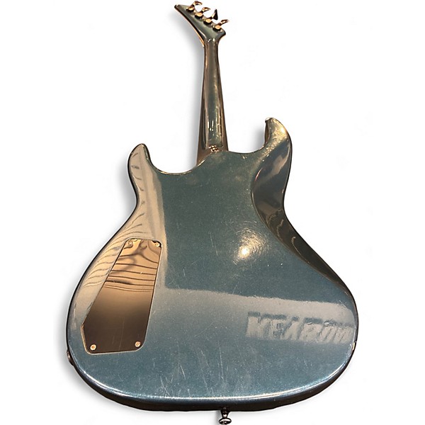 Vintage 1980s Kramer Forum III Teal Electric Bass Guitar