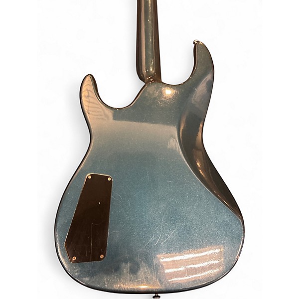 Vintage 1980s Kramer Forum III Teal Electric Bass Guitar