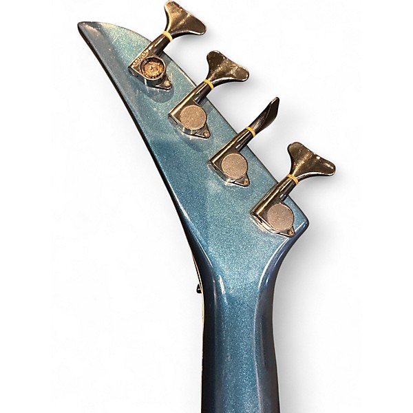 Vintage 1980s Kramer Forum III Teal Electric Bass Guitar