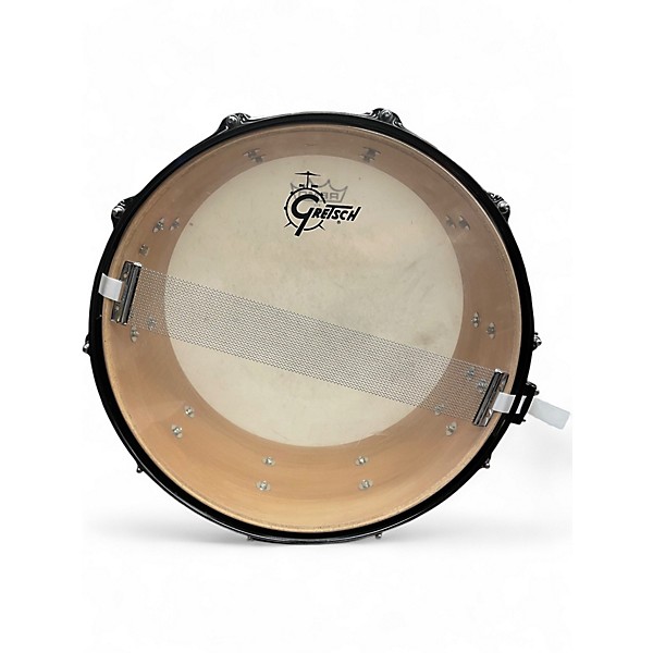 Used Gretsch Drums 6.5X14 Full Range Snare Black Drum