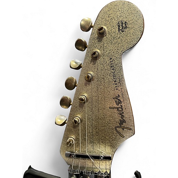 Used Fender Custom Shop Stratocaster Hi Relic Black Solid Body Electric Guitar