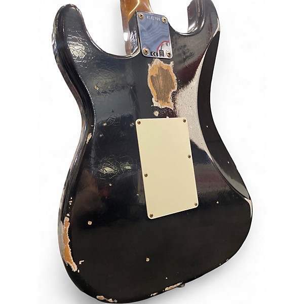 Used Fender Custom Shop Stratocaster Hi Relic Black Solid Body Electric Guitar