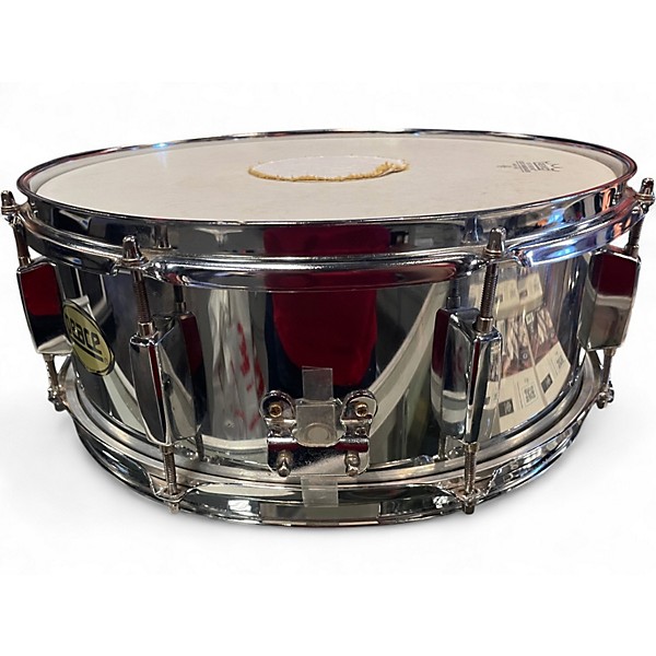 Used Peace 14in Steel Snare Chrome Drum