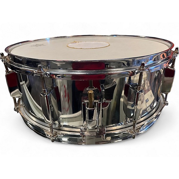 Used Peace 14in Steel Snare Chrome Drum