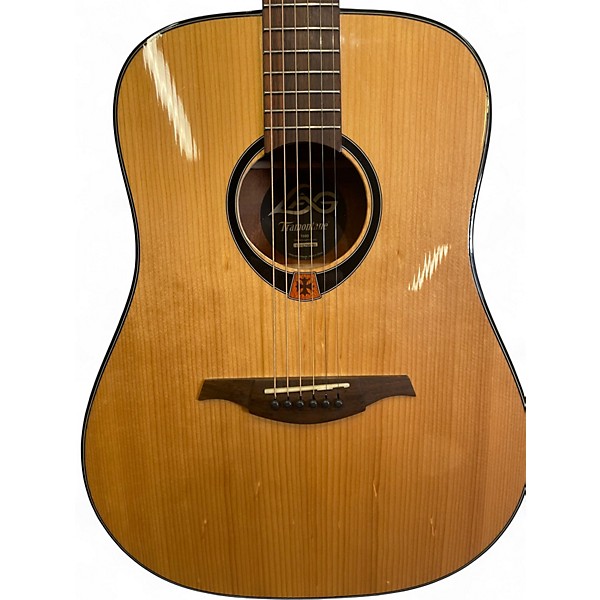 Used Lag Guitars T80D Natural Acoustic Guitar