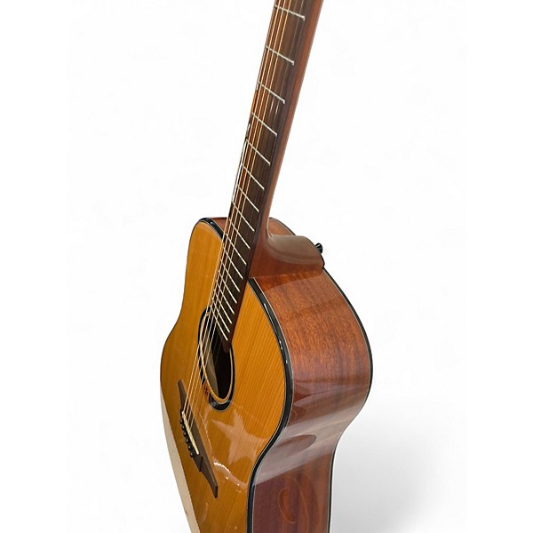 Used Lag Guitars T80D Natural Acoustic Guitar