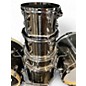 Used Pearl 5 Piece Export Chrome Silver Drum Kit