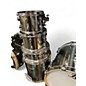 Used Pearl 5 Piece Export Chrome Silver Drum Kit