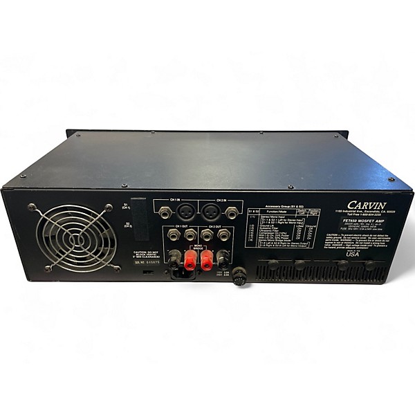 Used Carvin FET 450 Power Amp