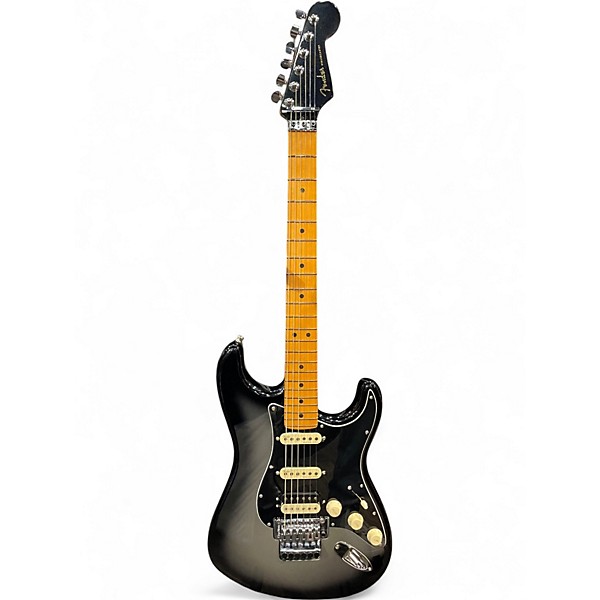 Used Fender American Ultra Luxe Stratocaster HSS FR Silverburst Solid Body Electric Guitar