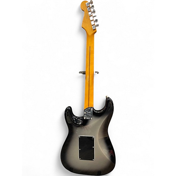 Used Fender American Ultra Luxe Stratocaster HSS FR Silverburst Solid Body Electric Guitar